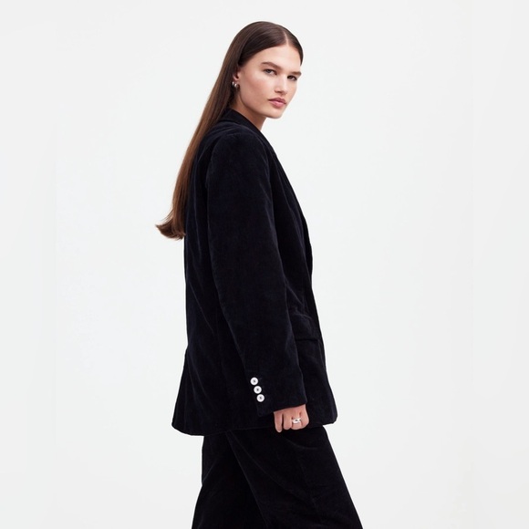 Madewell Alexa Chung for Madewell Double-Breasted Blazer in Corduroy NT087 - Picture 2 of 6